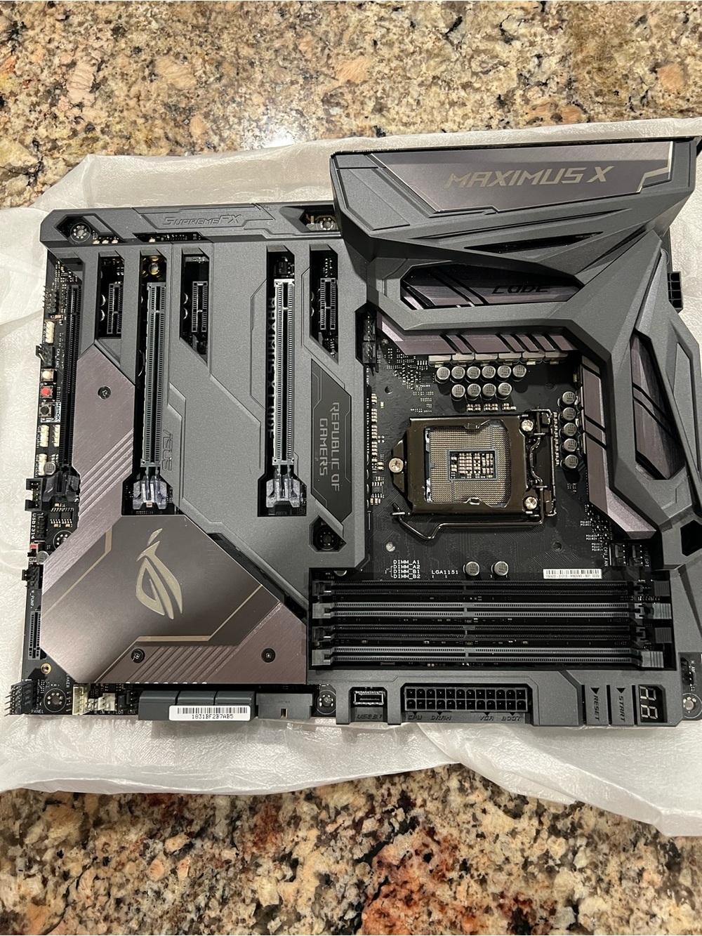 Maximus X Black Gaming Motherboard